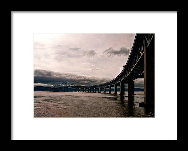 New York Framed Print featuring the photograph Under the Tappan Zee by S Paul Sahm