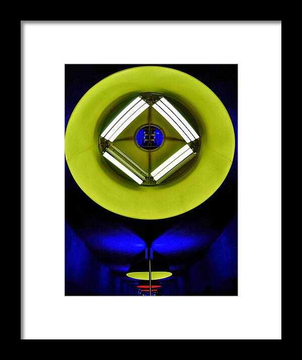 Lamps Framed Print featuring the photograph Underground Colors IIi by Philippe-m
