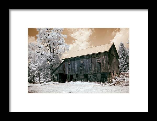 Barn Framed Print featuring the photograph Underground Railroad Slave Hideout by Paul W Faust - Impressions of Light
