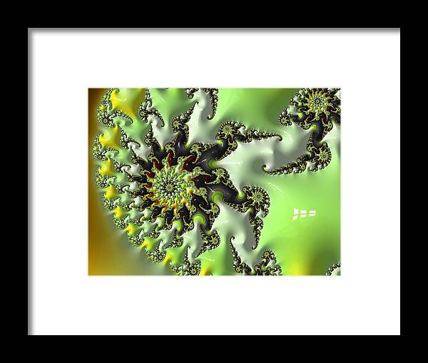 Abstract Framed Print featuring the photograph Underwater World - Series Number two by Barbara Zahno