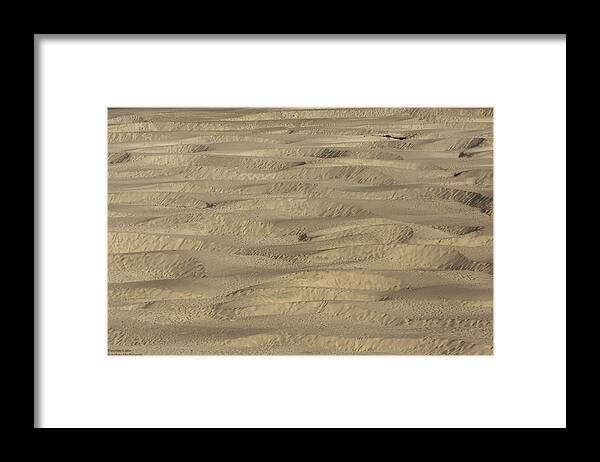 Sand Framed Print featuring the photograph Undulating Beauty by Hany J