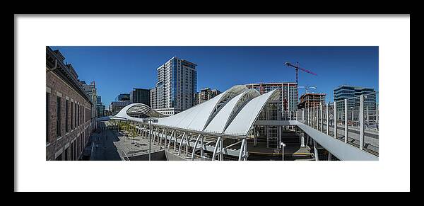 Transportation Framed Print featuring the photograph Union Station Open Air Train Hall by Tim Stanley