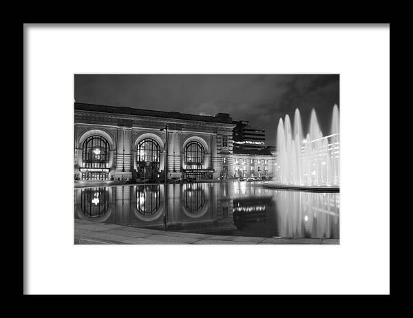 Steven Bateson Framed Print featuring the photograph Union Station Reflections by Steven Bateson