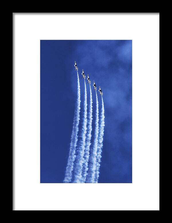 Thunderbirds Framed Print featuring the photograph United States Air Force Thunderbirds by Juli Ellen