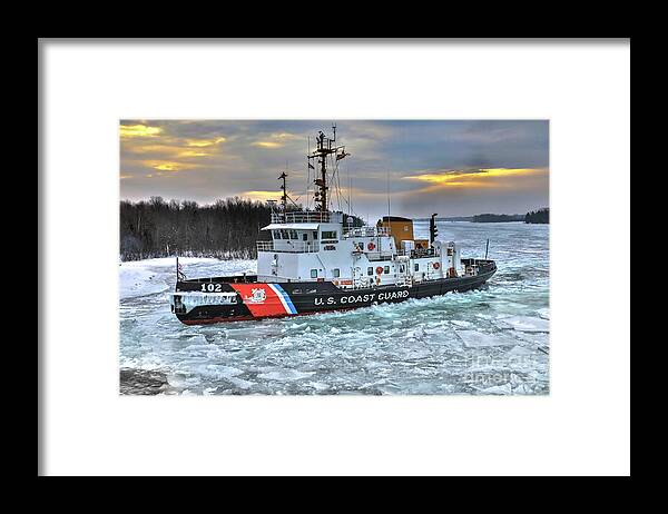 Uscgc Framed Print featuring the photograph United States Coast Guard Cutter Bristol Bay-3310 by Norris Seward