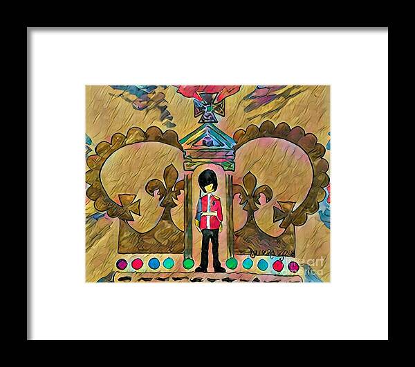 Great Britain Framed Print featuring the painting Unity - 5th in the Series by Denise Railey