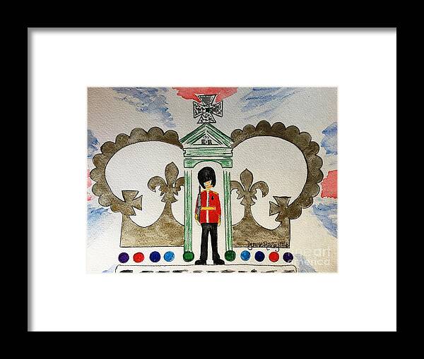 United Kingdom Framed Print featuring the painting Unity by Denise Railey
