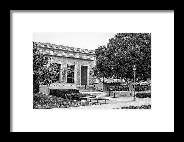 Aau Framed Print featuring the photograph University of California Los Angeles School of Law by University Icons