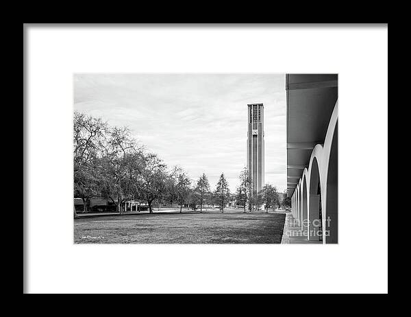 Uc Riverside Framed Print featuring the photograph University of California Riverside Bell Tower by University Icons