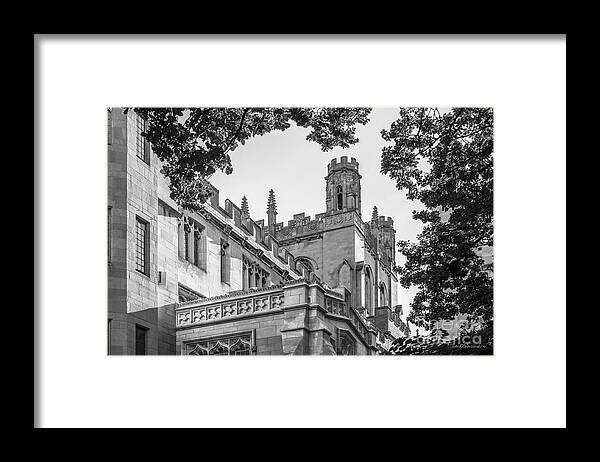 Aau Framed Print featuring the photograph University of Chicago Collegiate Architecture by University Icons