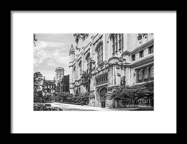 Chicago Framed Print featuring the photograph University of Chicago Stuart Hall by University Icons