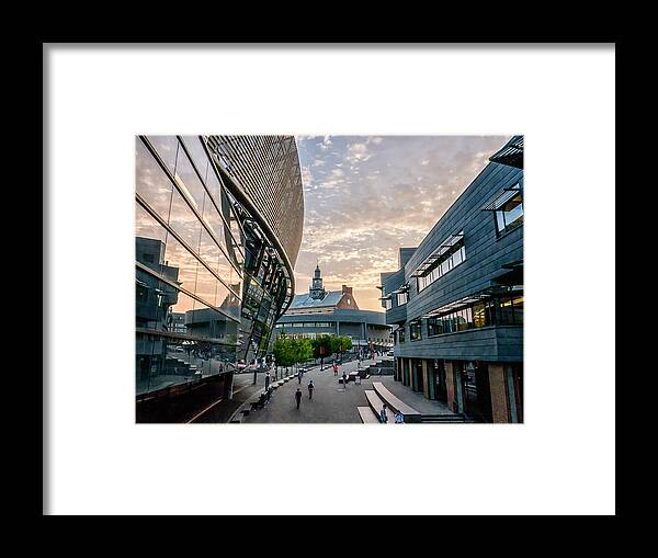 2013 Framed Print featuring the photograph University of Cincinnati on a September Evening by Rob Amend