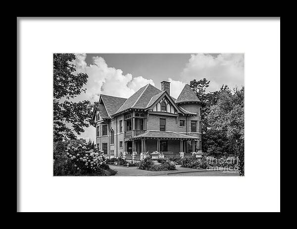Aau Framed Print featuring the photograph University of Wisconsin Madison Agricultural Dean's Residence by University Icons