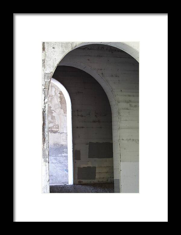 Door Framed Print featuring the photograph Unknown Portal by Kate Purdy