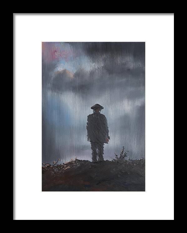 First World War Framed Print featuring the painting Unknown Soldier by Vincent Alexander Booth