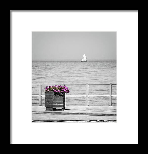 Sailing Framed Print featuring the photograph Unnoticed by Wim Lanclus