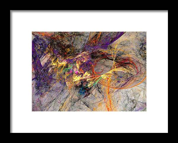 Digital Painting Framed Print featuring the digital art Untitled 01-14-10 by David Lane