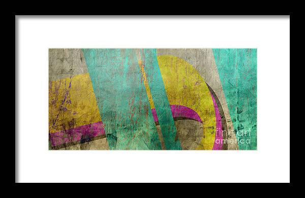 Abstract Framed Print featuring the painting Untitled Abstract by Edward Fielding