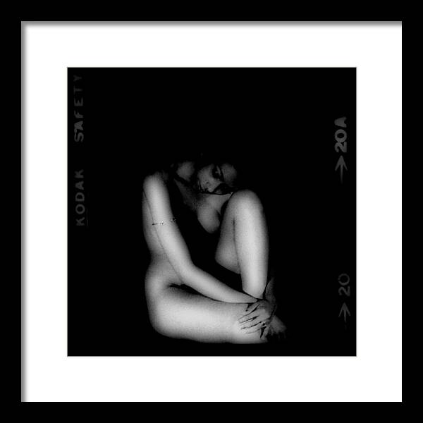 Nude Framed Print featuring the photograph Untitled by Michaelalonzo Kominsky