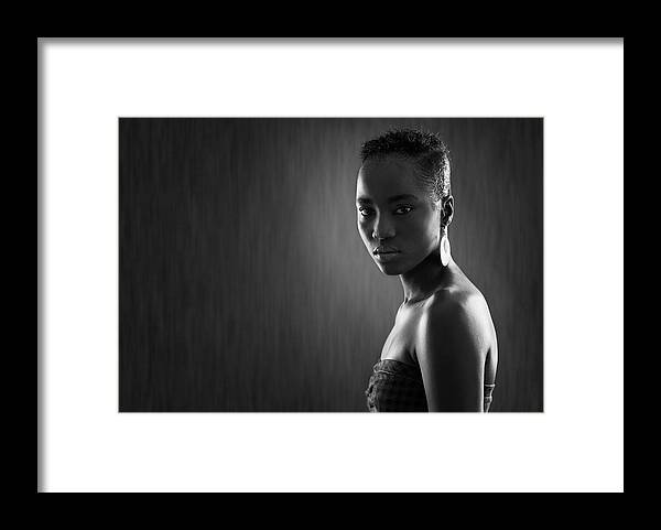 Portrait Framed Print featuring the photograph Untitled by Vincent-olivier Gravel