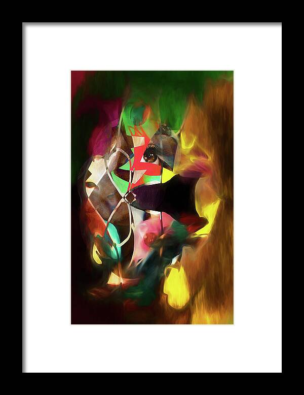 Abstract Framed Print featuring the photograph Untitled Work No. 3 by James Bethanis