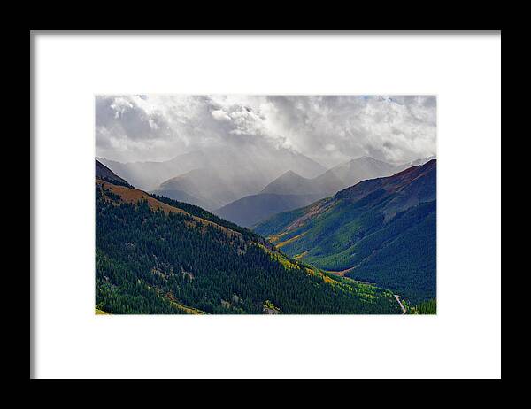Mountains Framed Print featuring the photograph Through the Veil by Jeremy Rhoades