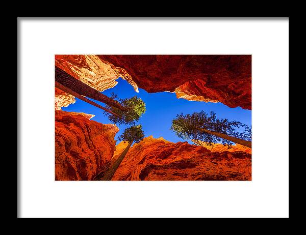 Up From Wall Street Framed Print featuring the photograph Up From Wall Street by Chad Dutson