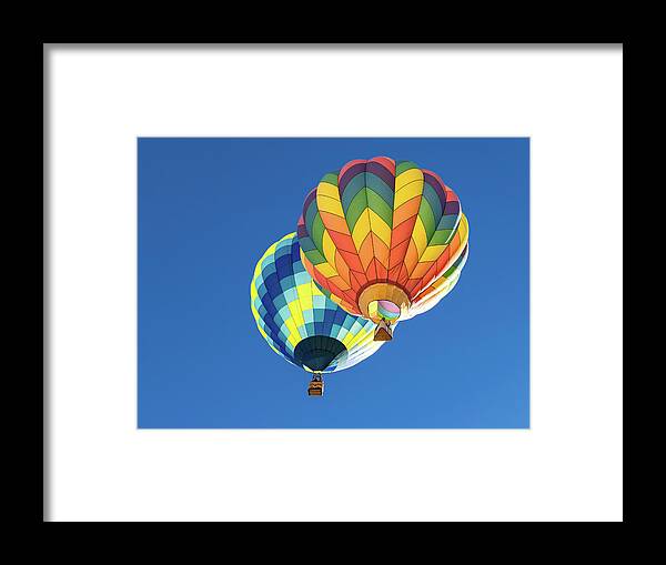 2018 Framed Print featuring the photograph Up in a Hot Air Balloon by James Sage