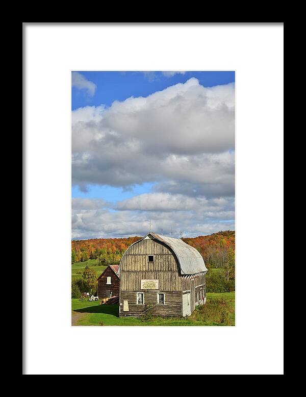 Michigan Framed Print featuring the photograph UP Michigan Farm by Ray Mathis