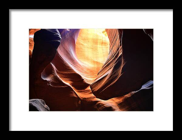 Canyon Framed Print featuring the photograph Upper Antelope Canyon by Steve Snyder