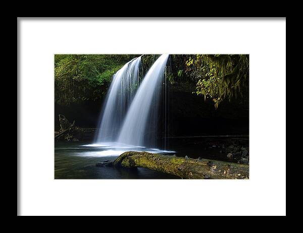 Landscape Framed Print featuring the photograph Upper Butte Creek Falls by Ken Dietz