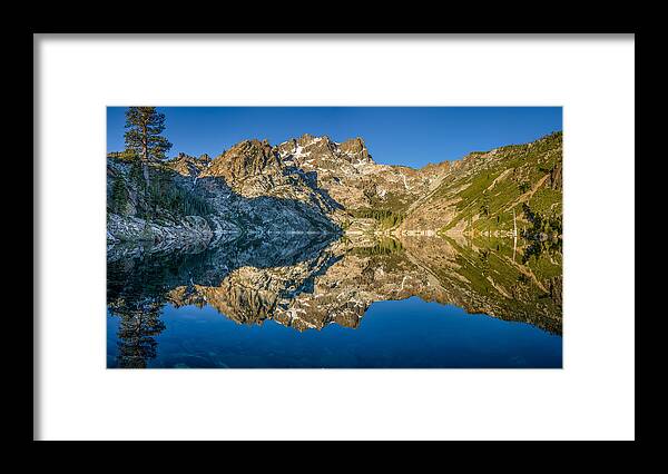Sierra Framed Print featuring the photograph Upper Sardine Lake Panorama by Greg Nyquist