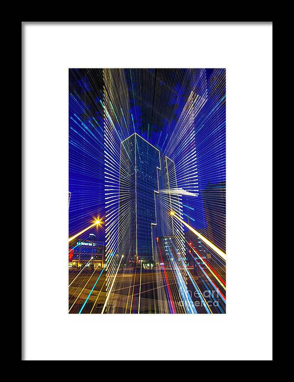 Christmas Image Framed Print featuring the photograph Urban Abstract by Greg Kopriva