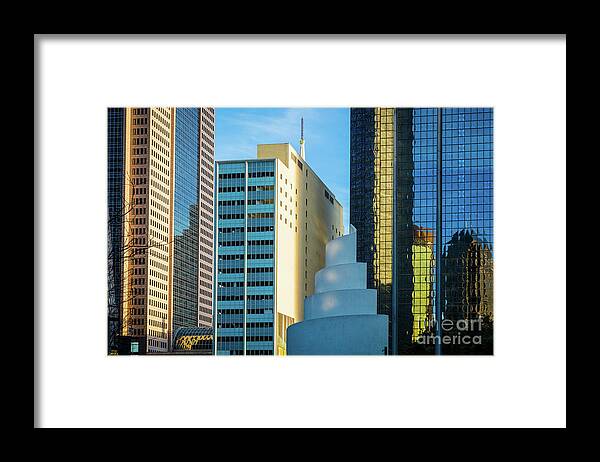America Framed Print featuring the photograph Urban Dallas by Inge Johnsson
