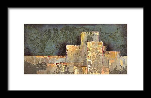 City Framed Print featuring the painting Urban Renewal II by Shadia Derbyshire