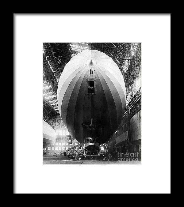  Framed Print featuring the painting U.s. Airship, 1924 by Granger