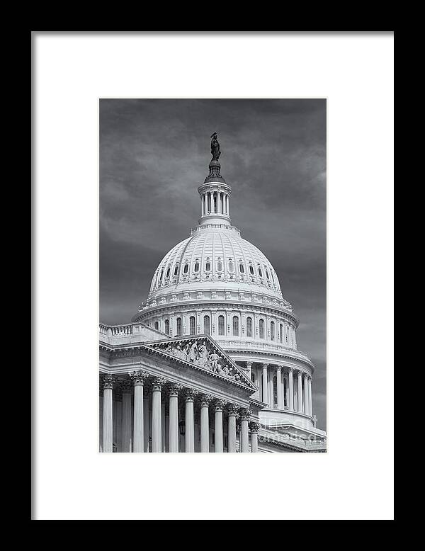 Clarence Holmes Framed Print featuring the photograph US Capitol Building IV by Clarence Holmes