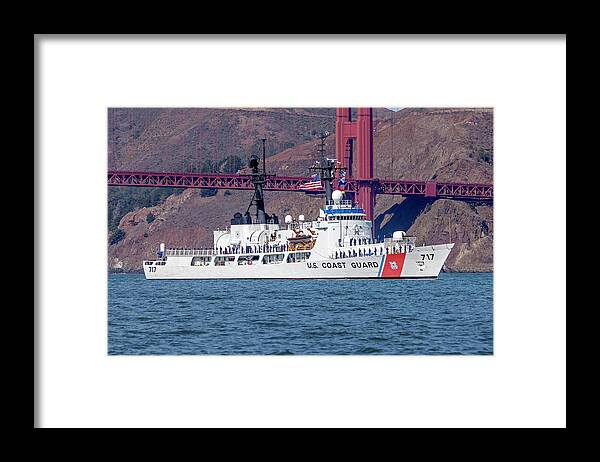 United States Coast Guard Framed Print featuring the photograph USCGC Mellon WHEC 717 by Rick Pisio