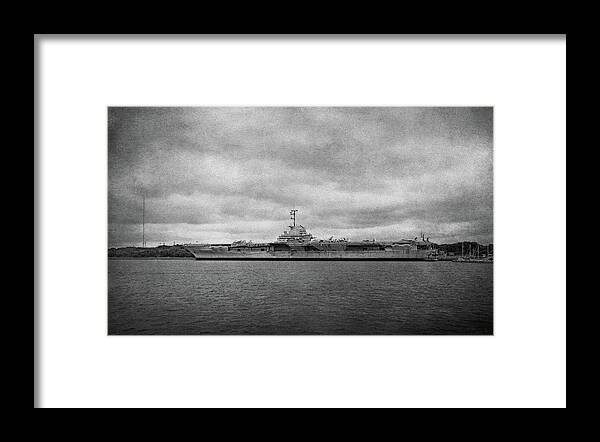 Uss Yorktown Framed Print featuring the photograph USS Yorktown by Sandy Keeton
