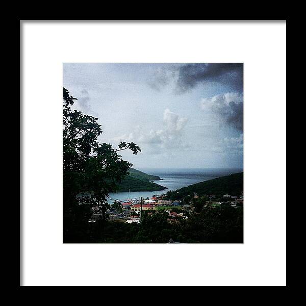 Stthomas Framed Print featuring the photograph Usvi St. Thomas. #usvi #vacation by Elton Hazel