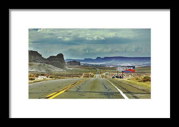 Utah Framed Print featuring the photograph Utah Border by Micah Offman