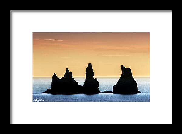 Vik Framed Print featuring the photograph V I K by Andrew Dickman