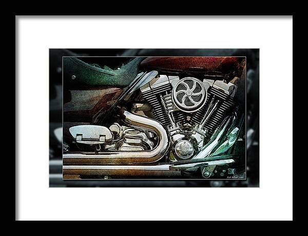 V Twin Framed Print featuring the photograph V Twin by WB Johnston
