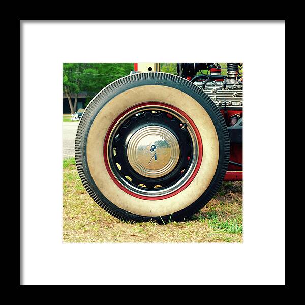 Cars Framed Print featuring the photograph V8 Hot Rod Tire by Jason Freedman