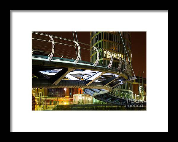 Bridge Framed Print featuring the photograph Valentines Bridge, Bristol by Colin Rayner
