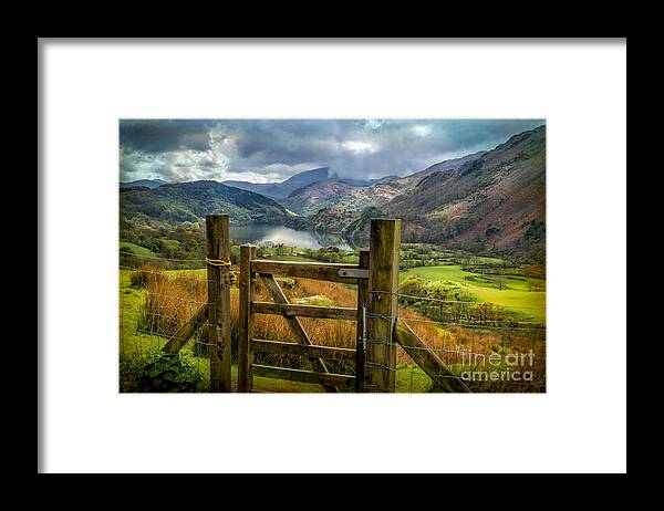 Nant Gwynant Framed Print featuring the photograph Valley Gate by Adrian Evans
