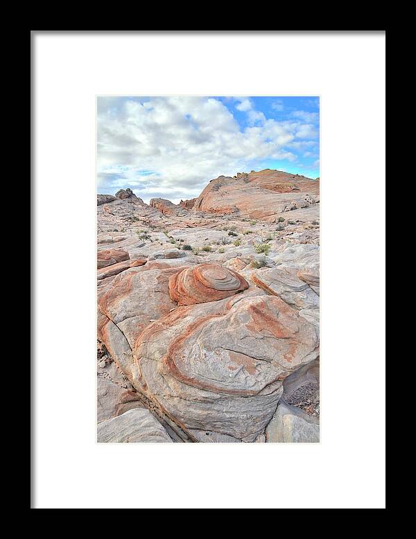 Valley Of Fire State Park Framed Print featuring the photograph Valley of Fire Beehives by Ray Mathis