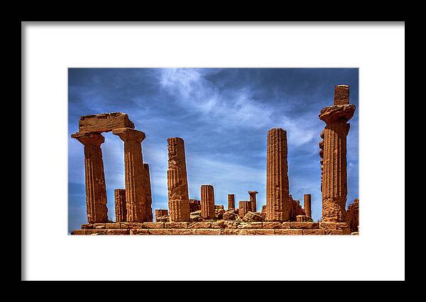  Framed Print featuring the photograph Valley of the Temples III by Patrick Boening