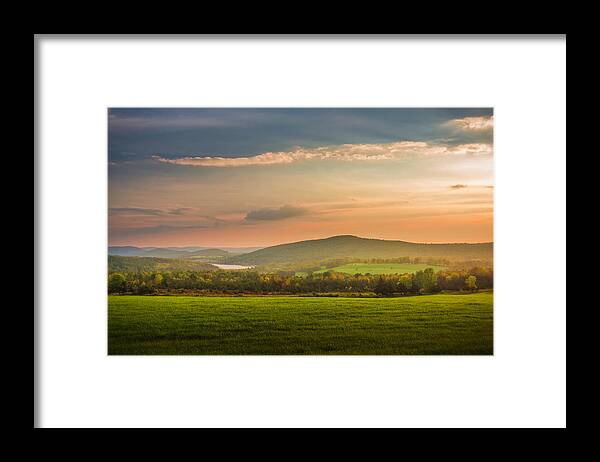 Connecticut Framed Print featuring the photograph Valley View by Kim Carpentier