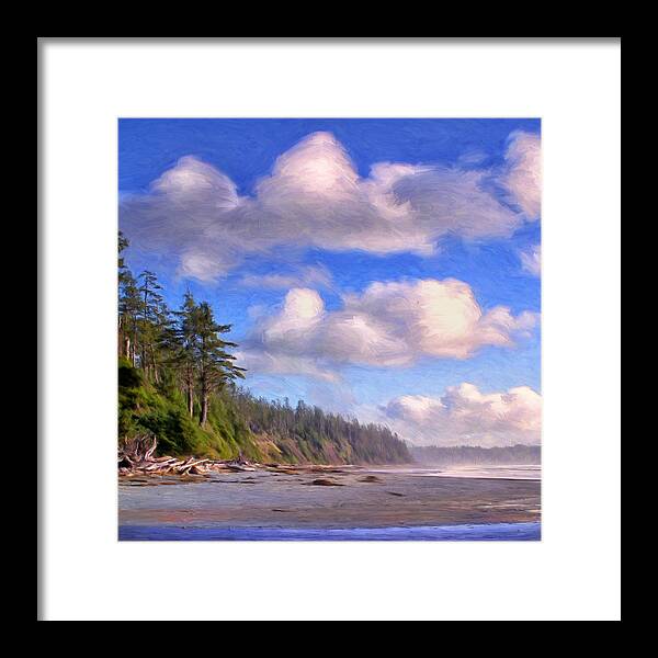Vancouver Island Framed Print featuring the painting Vancouver Island by Dominic Piperata